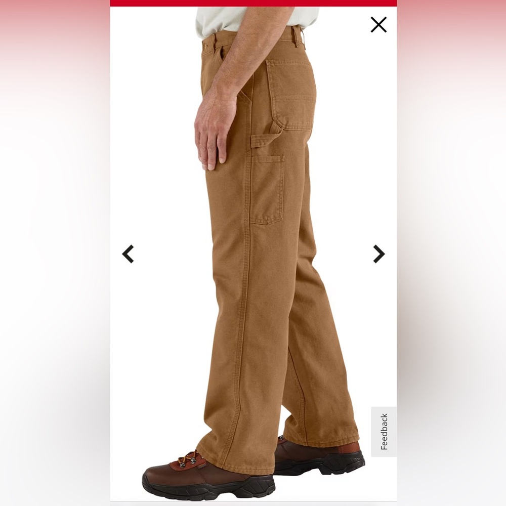 *NWT* Carhartt Loose Fit Washed Duck Utility Work Jeans / Pants - Picture 4 of 9